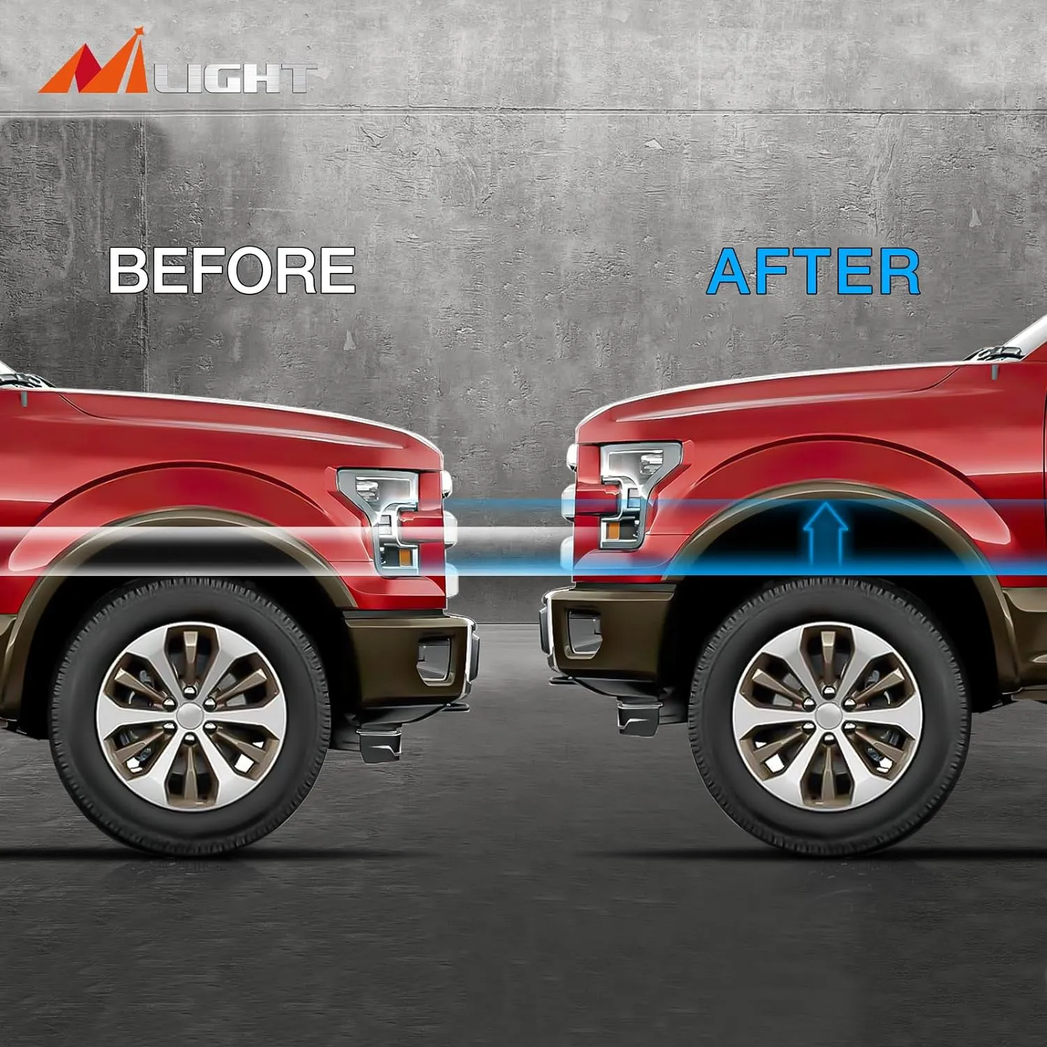 1.5 Inch Front Leveling Lift Kit for 2004-2023 Ford F150 Suspension Level Kit