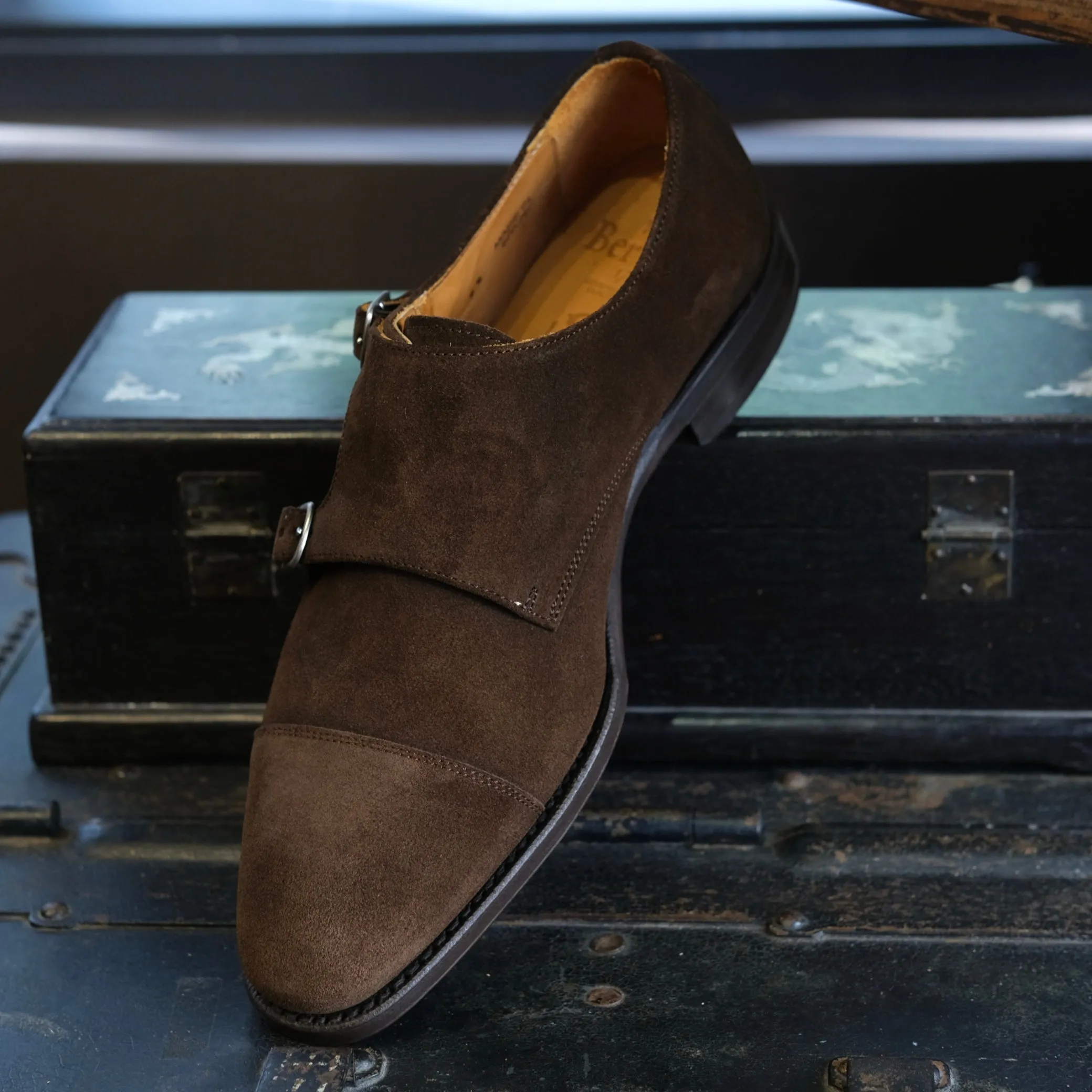 Berwick1707 Double Monk Strap (Chiseled Toe)