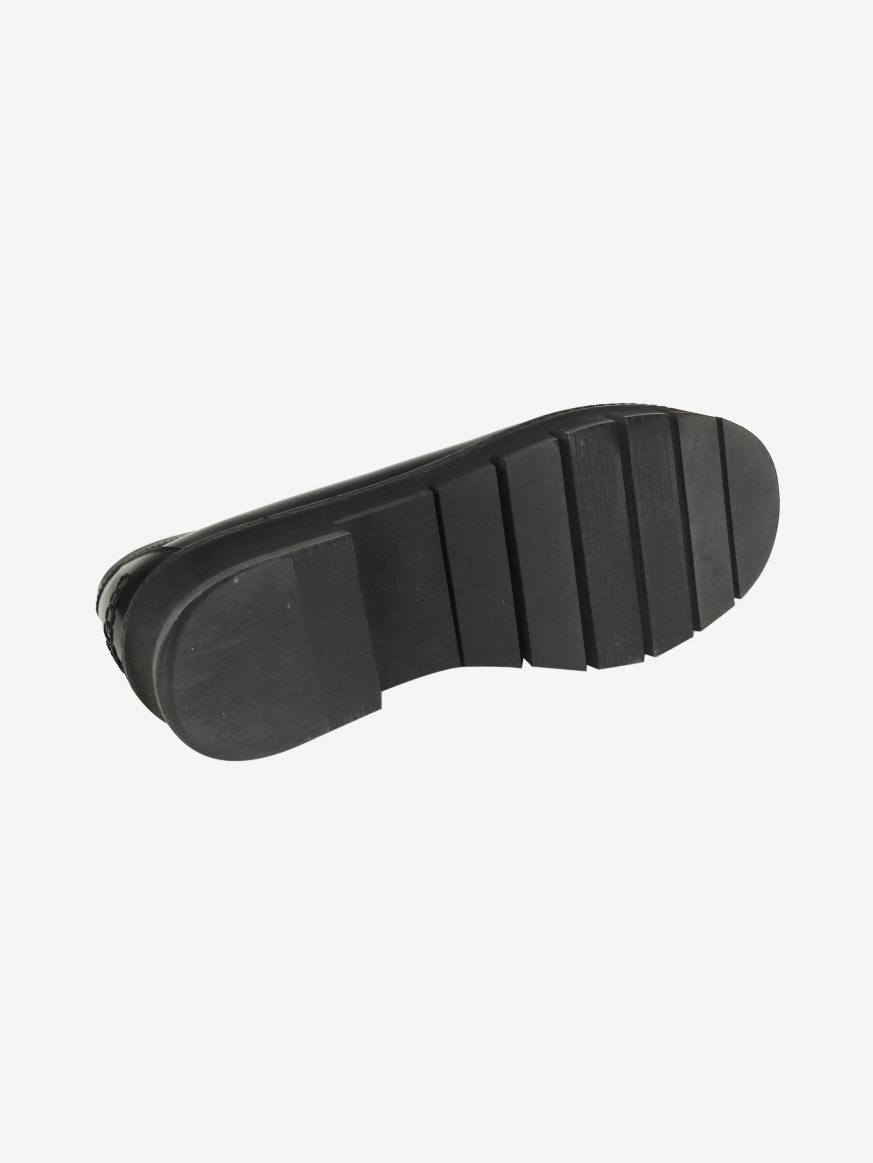 Black platform loafers - size US 8.5 (UK 6)