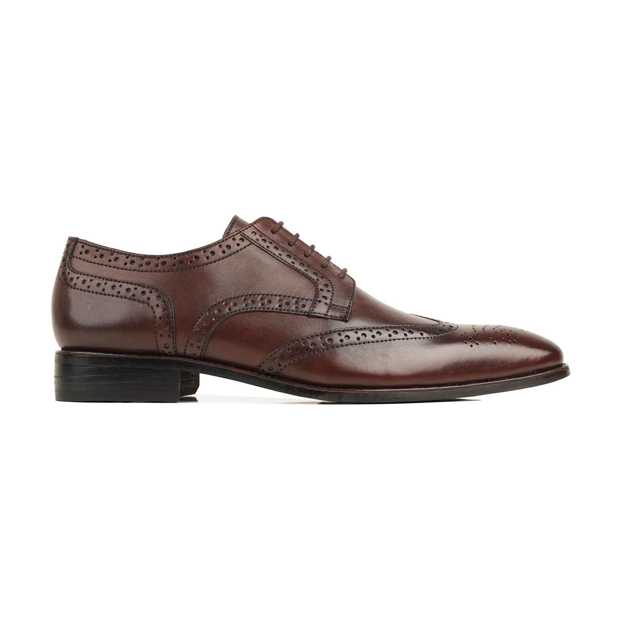 Durham - Men's Brown Calf Leather Derby Shoe