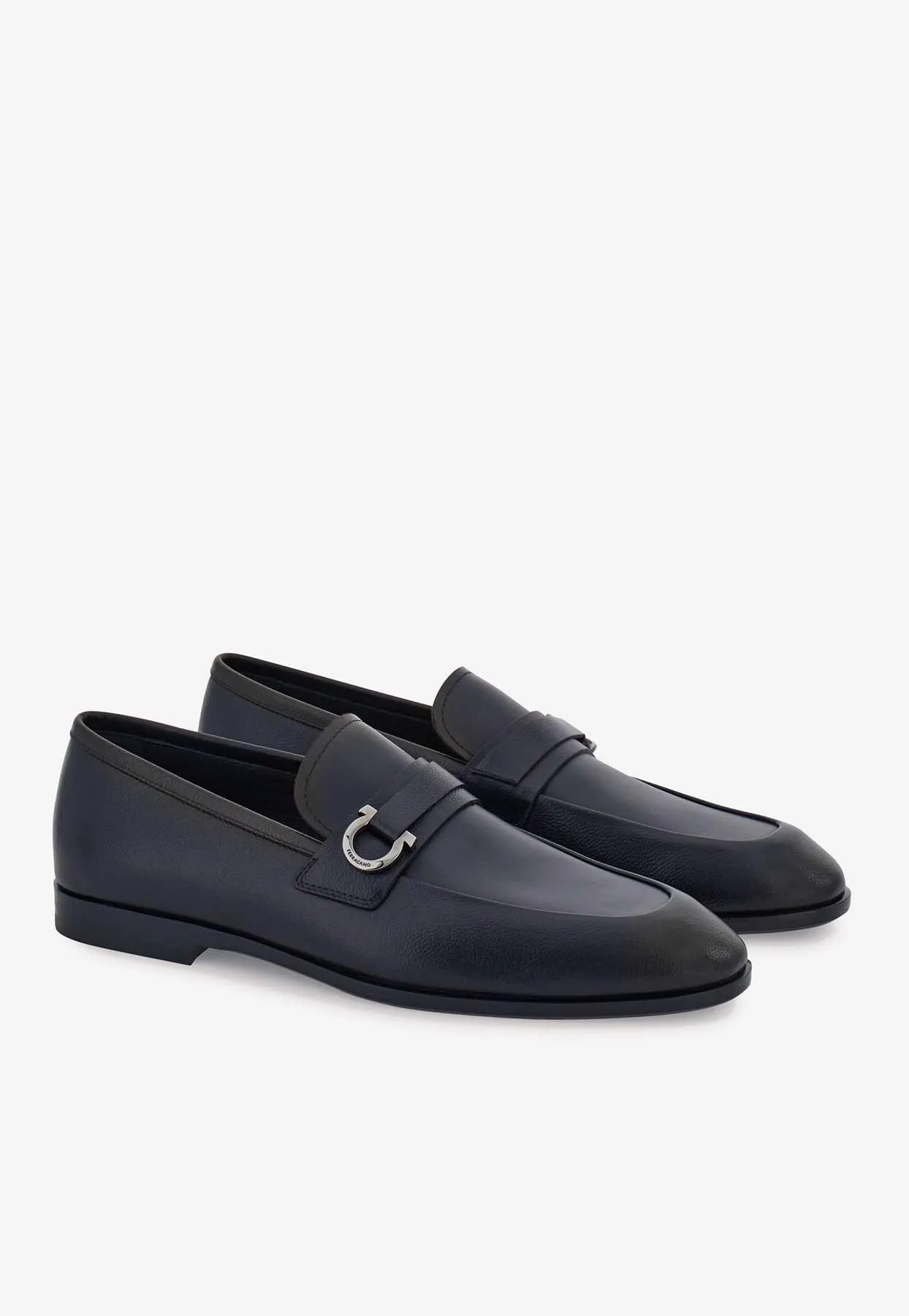 Florio Gancio Leather Loafers