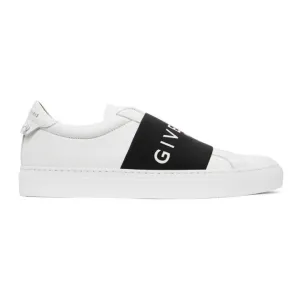 Givenchy White and Black Elastic Urban Street Sneakers