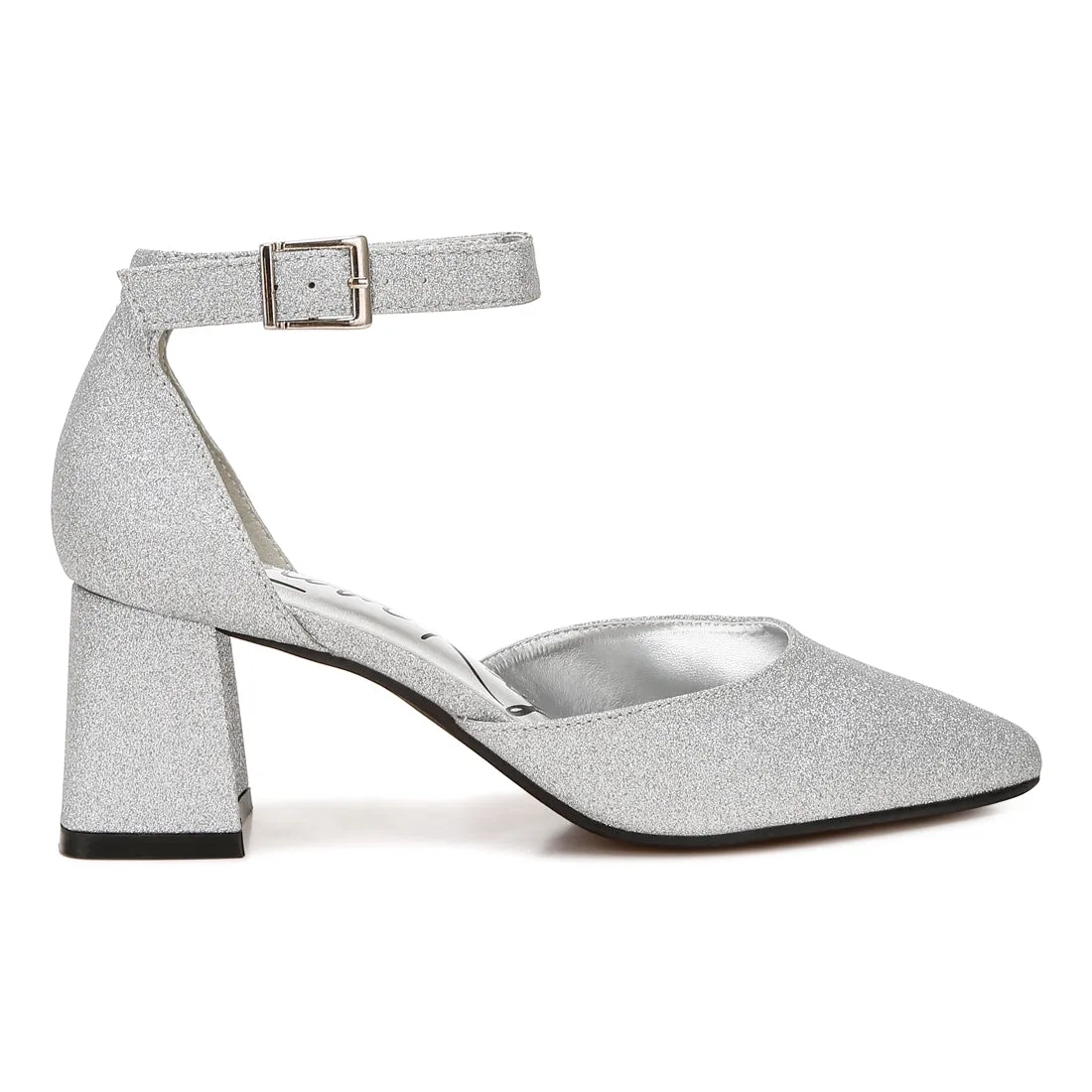 Glitter Block Heel Sandals