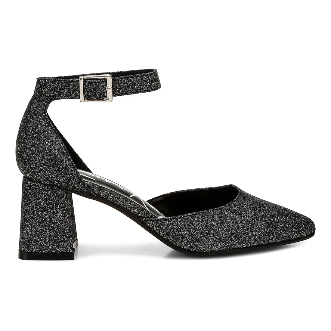Glitter Block Heel Sandals
