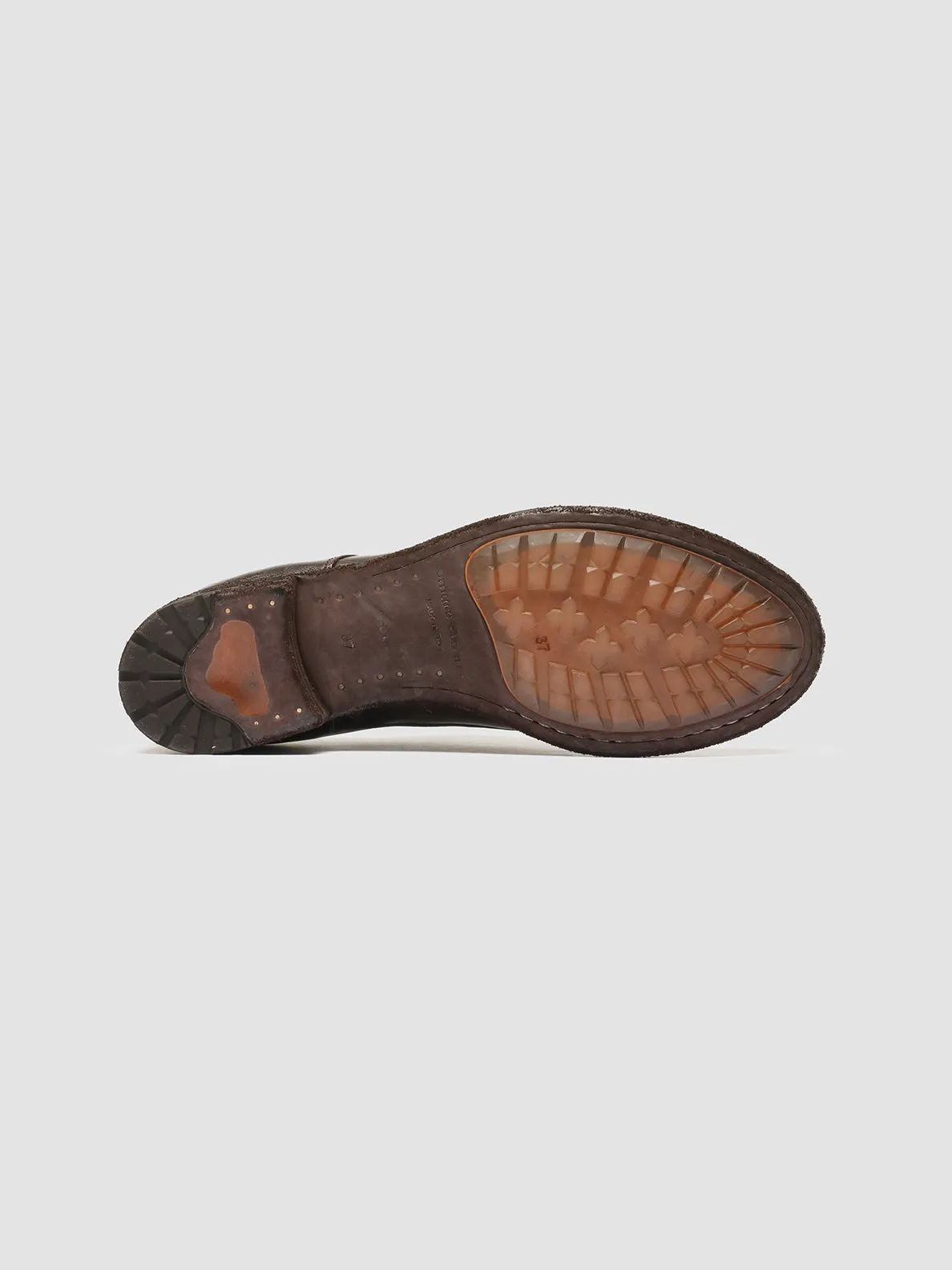 LEXIKON 012 - Brown Leather Derby Shoes