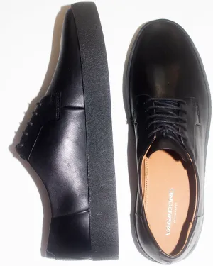 Luis Black Leather Sneaker