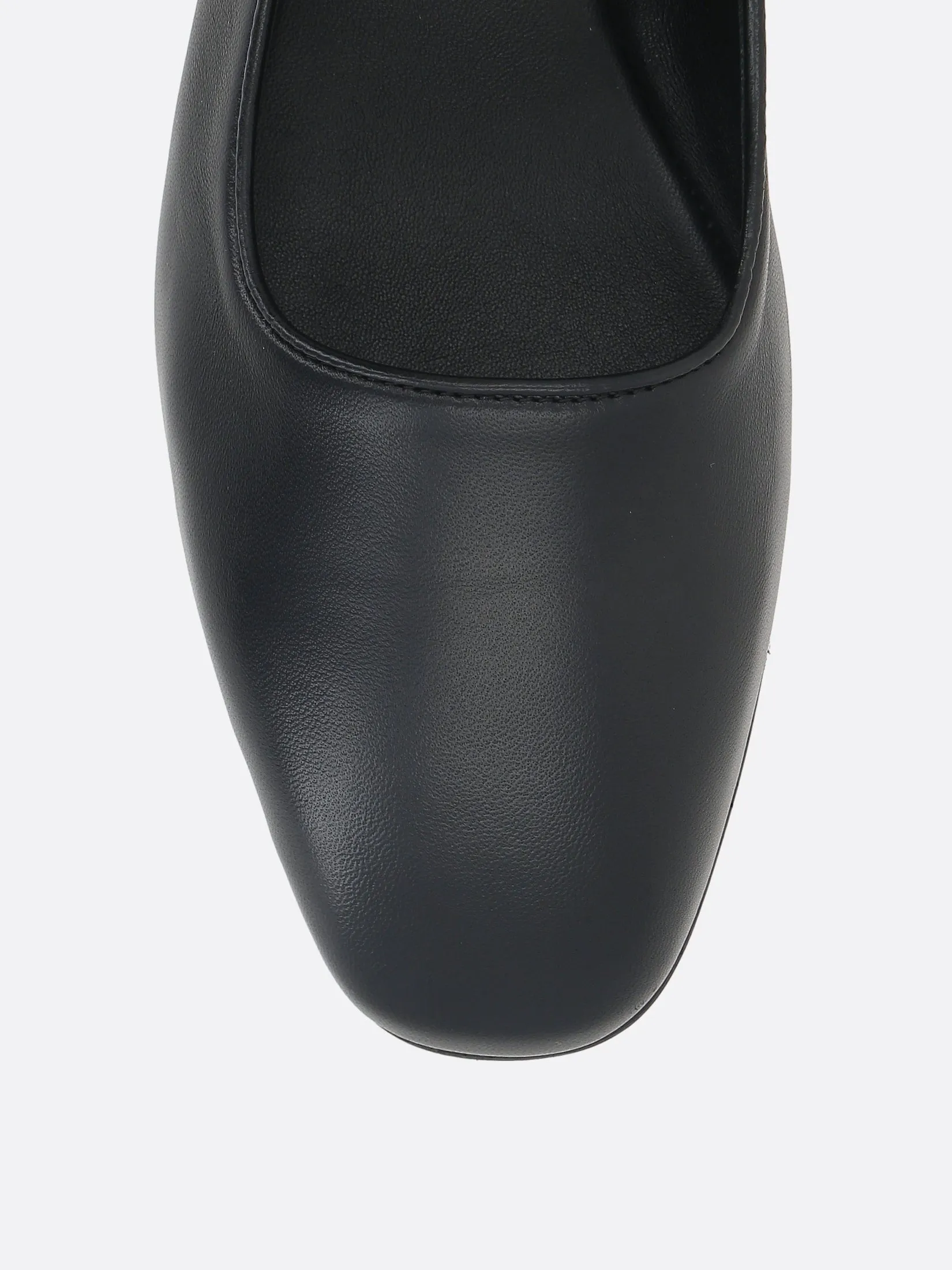 Nappa Leather Mary-Jane Flats