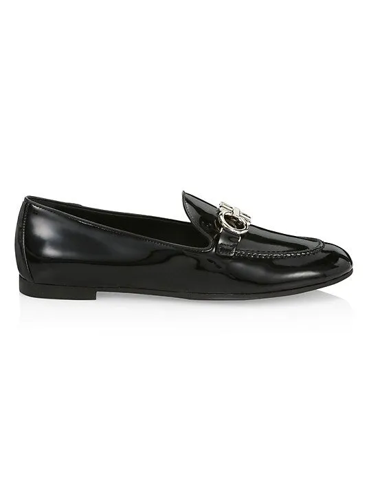 NEW SALVATORE FERRAGAMO Trifoglio Women's 727758 Black Shoe Size 5.5 D MSRP $650