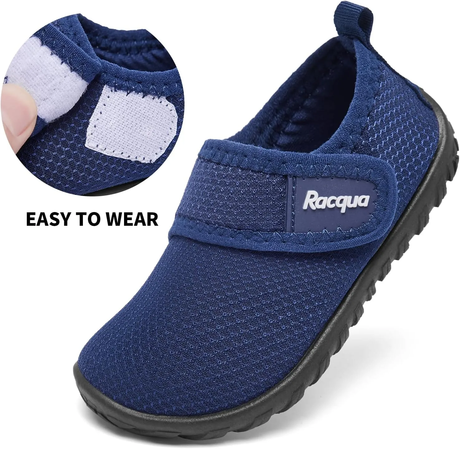 Racqua Toddler Baby Water Shoes Swimming Slip On Shoes for Kids Boys Girls(Baby/Toddler)