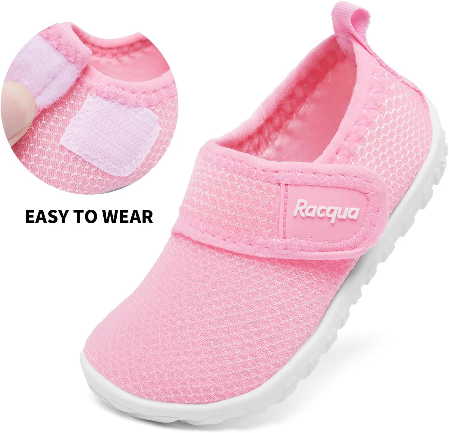 Racqua Toddler Baby Water Shoes Swimming Slip On Shoes for Kids Boys Girls(Baby/Toddler)