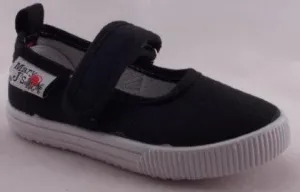 toddler 5-10 black mary jane slip on sneaker Case of 18