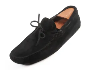 Tod’s Black Suede Driving Loafers
