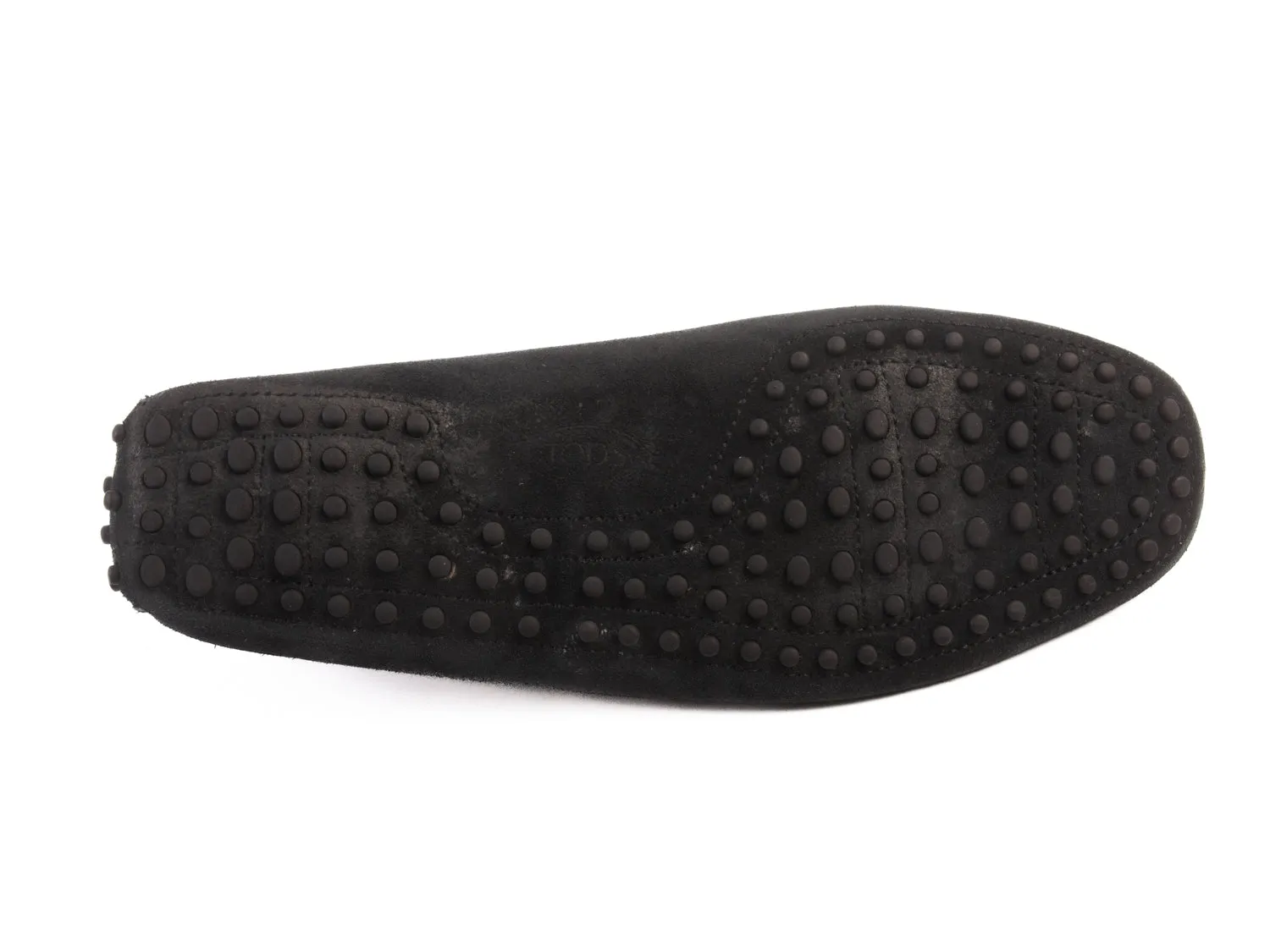 Tod’s Black Suede Driving Loafers