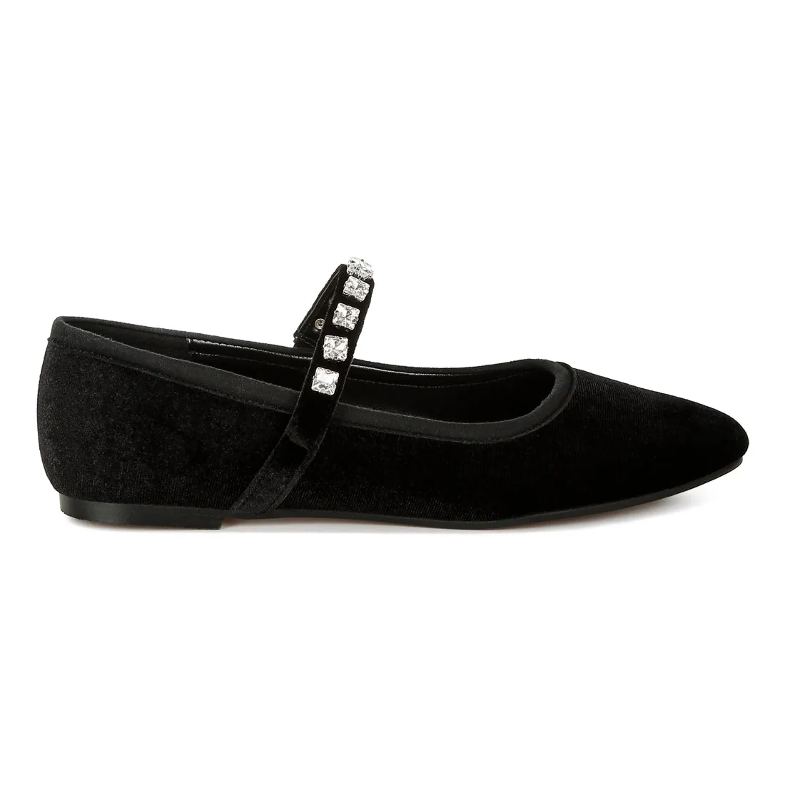 Velvet Mary Jane Ballerinas