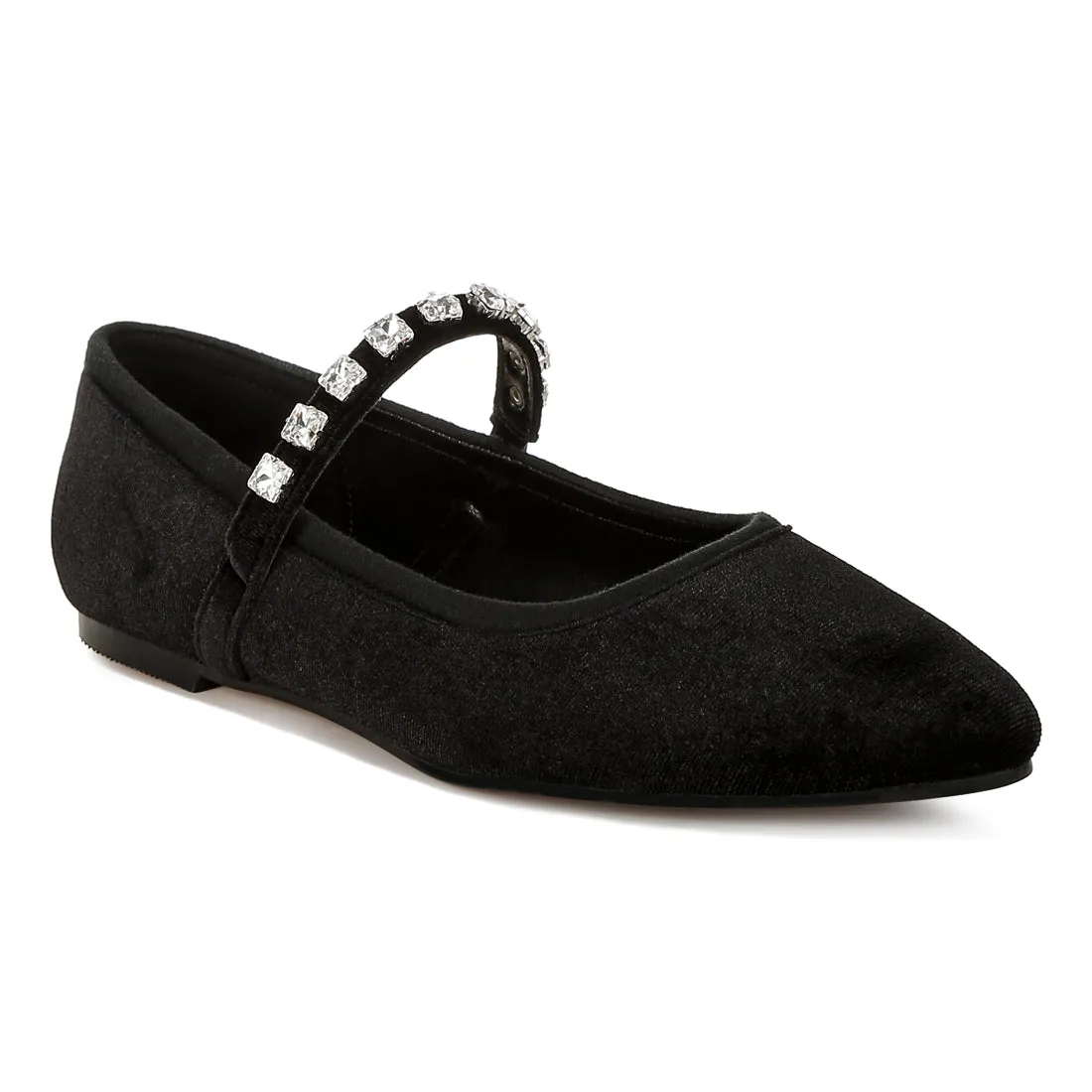 Velvet Mary Jane Ballerinas