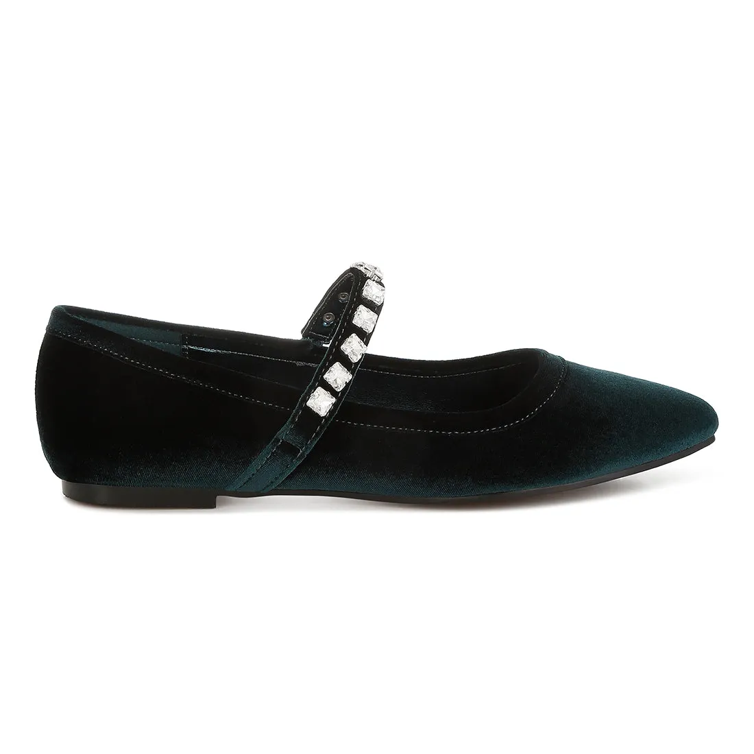 Velvet Mary Jane Ballerinas