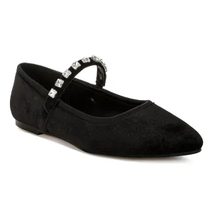 Velvet Mary Jane Ballerinas