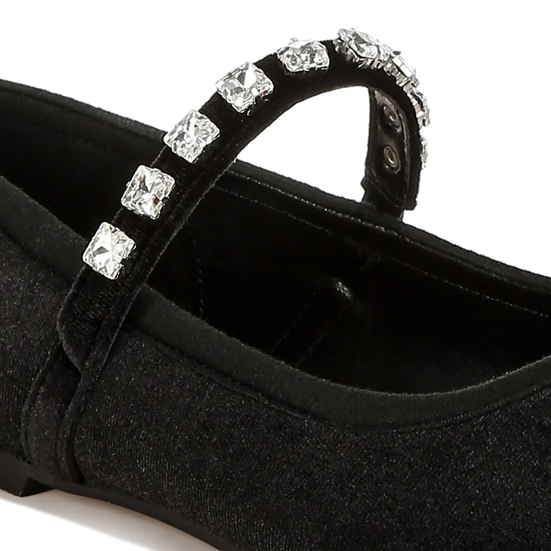 Velvet Mary Jane Ballerinas