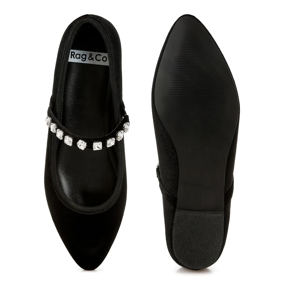 Velvet Mary Jane Ballerinas