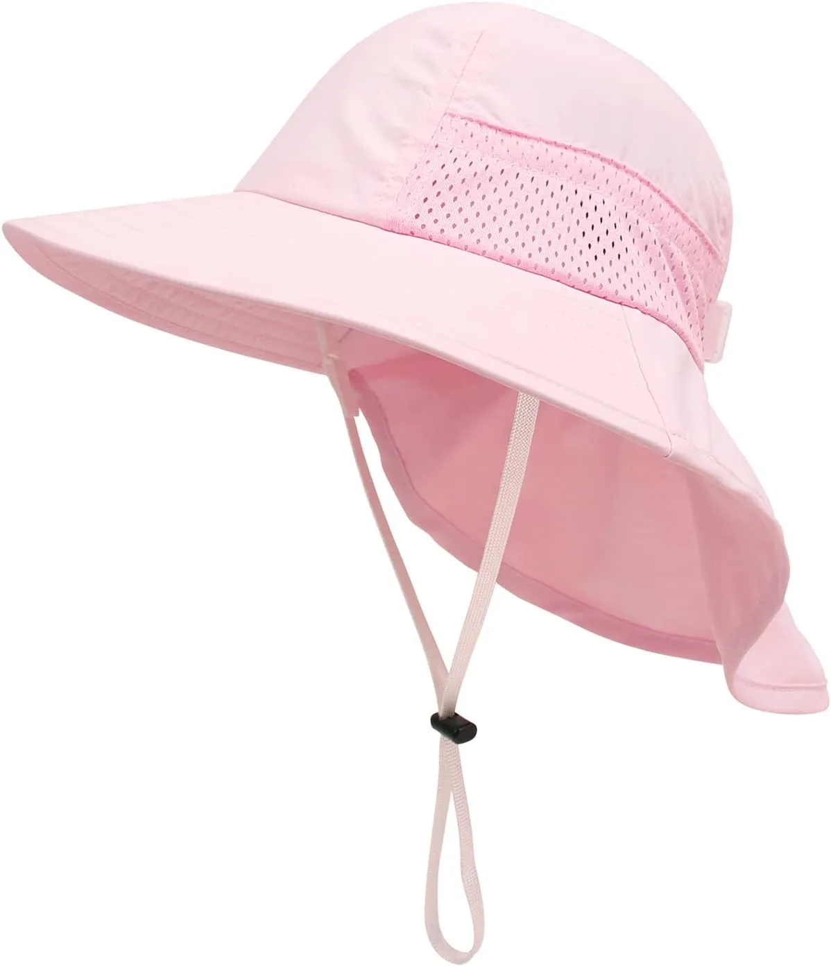 XIAOHAWANG Girls Sun Hat Baby Beach Hats Boys UPF 50  Kids Summer Protection Cap Toddler Breathable Caps Wide Brim Neck Flap